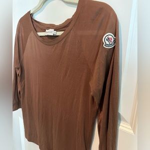 Moncler cotton shirt. Quarter sleeve